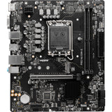 Carte mère MSI Pro H610M-E Socket 1700 (GB-LAN, Son, µATX)