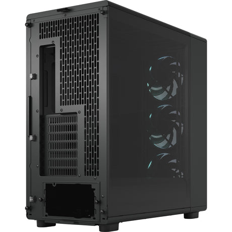 Fractal design époque xl tg rgb boîtier tour midi (noir | 2x usb-a | 1x usb-c | rgb | verre trempé)