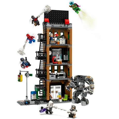 Lego super heros 76342 marvel spider-man contre mysterio : le clairon quotidien