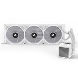 Refroidissement par eau Sharkoon s100 argb (blanc, connecteur de ventilateur PWM à 4 broches)