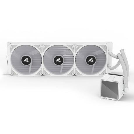 Refroidissement par eau Sharkoon s100 argb (blanc, connecteur de ventilateur PWM à 4 broches)