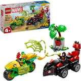 Lego Spidey 11198 Spider et poursuite électrique avec des véhicules dinosaures
