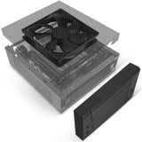 Boîtier htpc Silverstone sst-ml10b (noir | 2x usb-a)