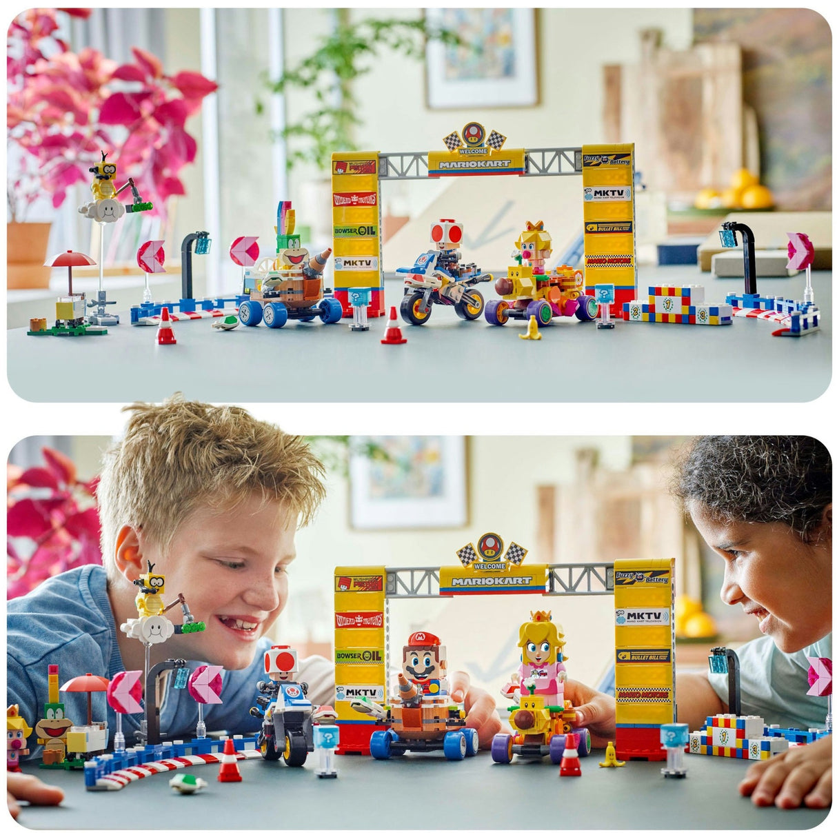 Lego Super Mario 72036 Mario Kart Baby Peach et Grand Prix