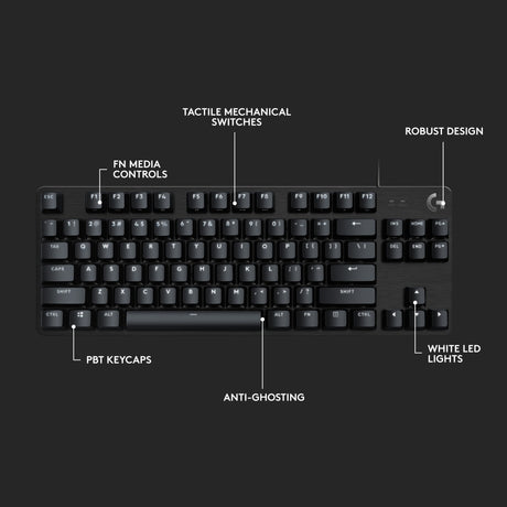 Logitech G413 TKL SE Clavier de jeu mécanique