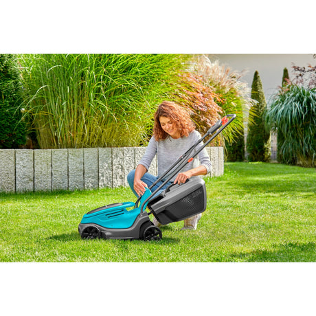 Batterie tondeuse à gazon Gardena powermax 30 18v p4a solo sans batterie, sans chargeur 18 v largeur de coupe max. 300 millimètres