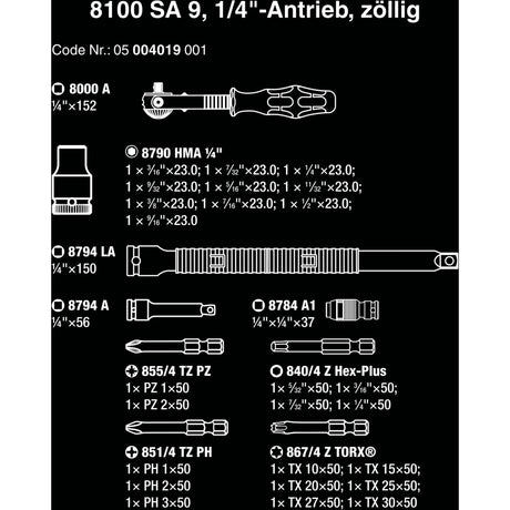 WAA 8100 SA 9 Zyklop Speed ​​Rattling Set