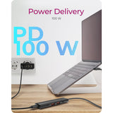 Icy box ib-hub1437-cpd usb-hub (zwart)