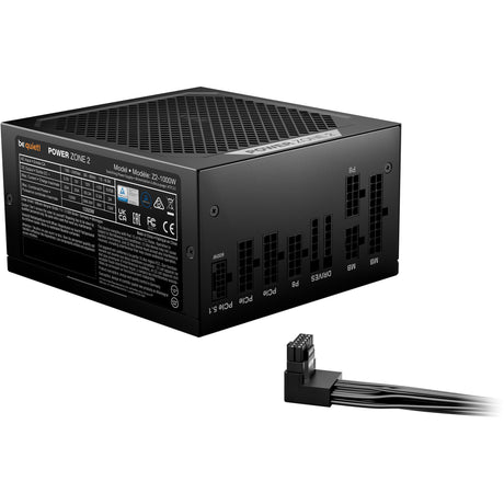 Soyez silencieux! Alimentation modulaire Power Zone 2 de 1 000 watts (noir, 1x 12v-2x6, 3x PCIe)