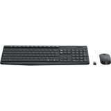 Logitech mk235 ensemble de bureau sans fil (noir, disposition américaine-internationale (qwerty))