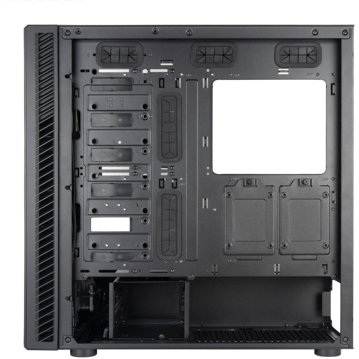 Boîtier tour midi Silverstone seta q1 (noir | 2x USB-A | 1x USB-C)