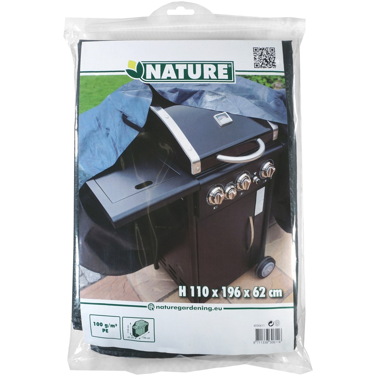 Couverture de barbecue de la nature 196x62x110 cm