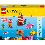 Lego classic - jouets de construction créatifs amusants en mer (11018)