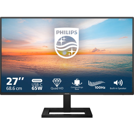 Moniteur Philips 27e1n1600ae 00 27 (noir, HDMI, 2x USB-A, USB-C)
