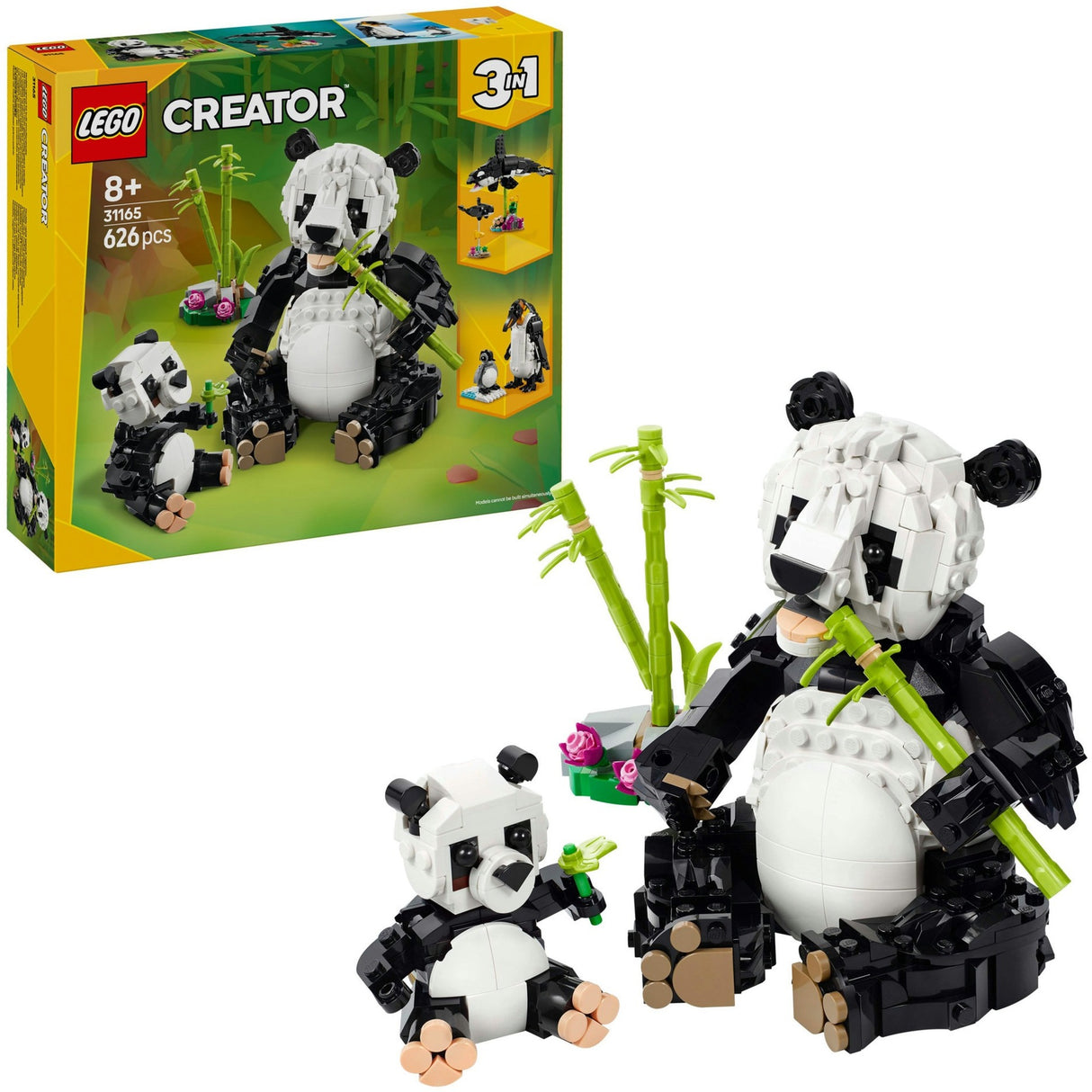 Lego Creator 31165 animaux sauvages : famille panda