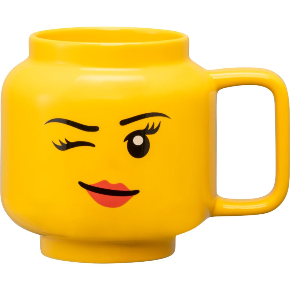 Chambre Copenhague chambre Copenhague LEGO Ceramic Tug Winking Girls Head, Groo