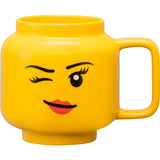Chambre Copenhague chambre Copenhague LEGO Ceramic Tug Winking Girls Head, Groo