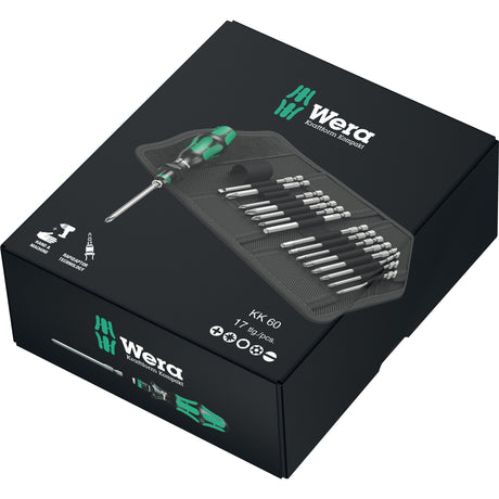 Wera jeu d'embouts kraftform kompakt 60 (17 pièces)