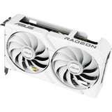 Carte graphique Asus Radeon RX 9060 XT Dual White Edition 16 Go (blanc, RDNA4, GDDR6, 2x Display Port, 1x HDMI 2.1)