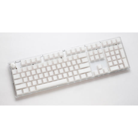 Clavier mécanique Ducky One 3 Aura White RVB (blanc, disposition américaine (QWERTY), Cherry MX Speed Silver, 100 %, abs double shot, hot swap)