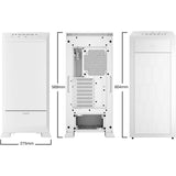 Soyez silencieux! boîtier grande tour dark base pro 901 (blanc | 4x USB-A | 1x USB-C | RVB | verre trempé)