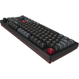 Clavier mécanique Montech mkey dark tkl rgb (noir, disposition américaine (qwerty), gateron g pro jaune, 80 % (tkl), remplaçable à chaud, rgb, pbt)