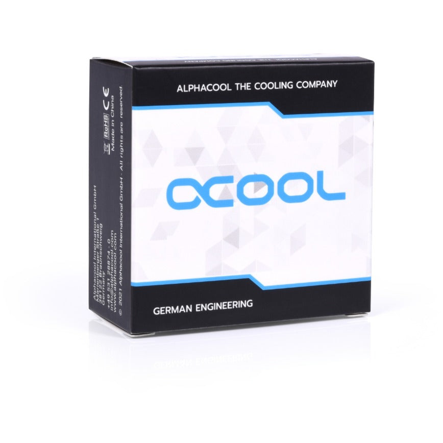 Alphacool eiszapfen 8mm pièce décalée rotative g1 4 ag à g1 4 ig connexion (noir)