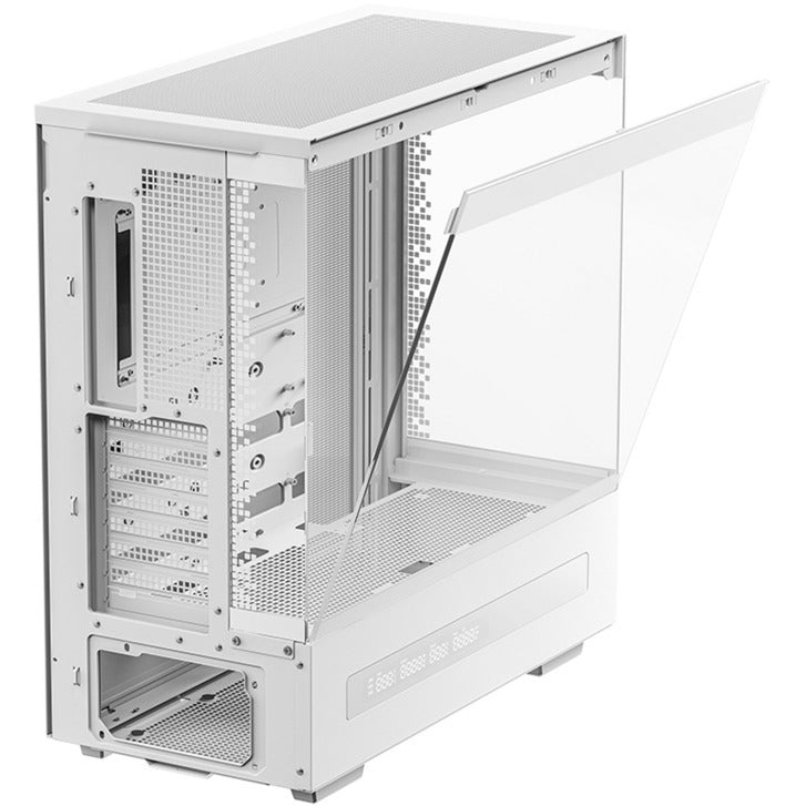 Boîtier tour midi numérique Deepcool ch690 (blanc | 2x USB-A | 1x USB-C | verre trempé)