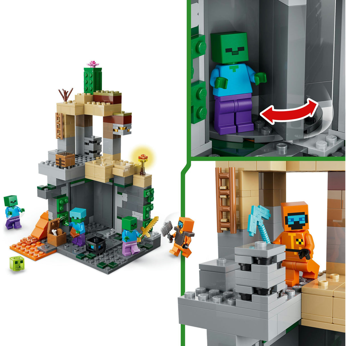Lego minecraft 21587 donjon zombie