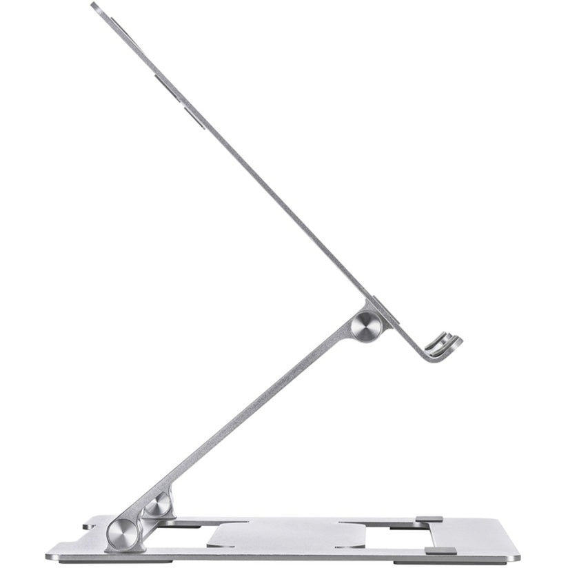 Support pour ordinateur portable Act Connectivity en aluminium (aluminium, pliable, réglable en hauteur en continu)