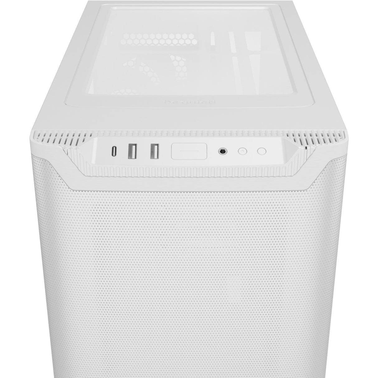 Soyez silencieux! boîtier tour midi pure base 501 airflow (blanc | 2x USB-A | 1x USB-C)