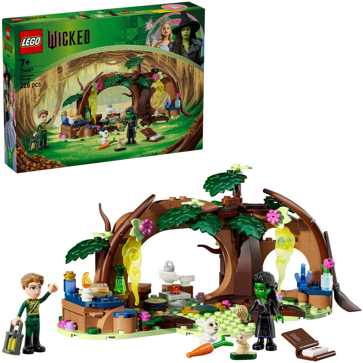 Lego 75687 La cachette du méchant Elphaba | 2 pièces