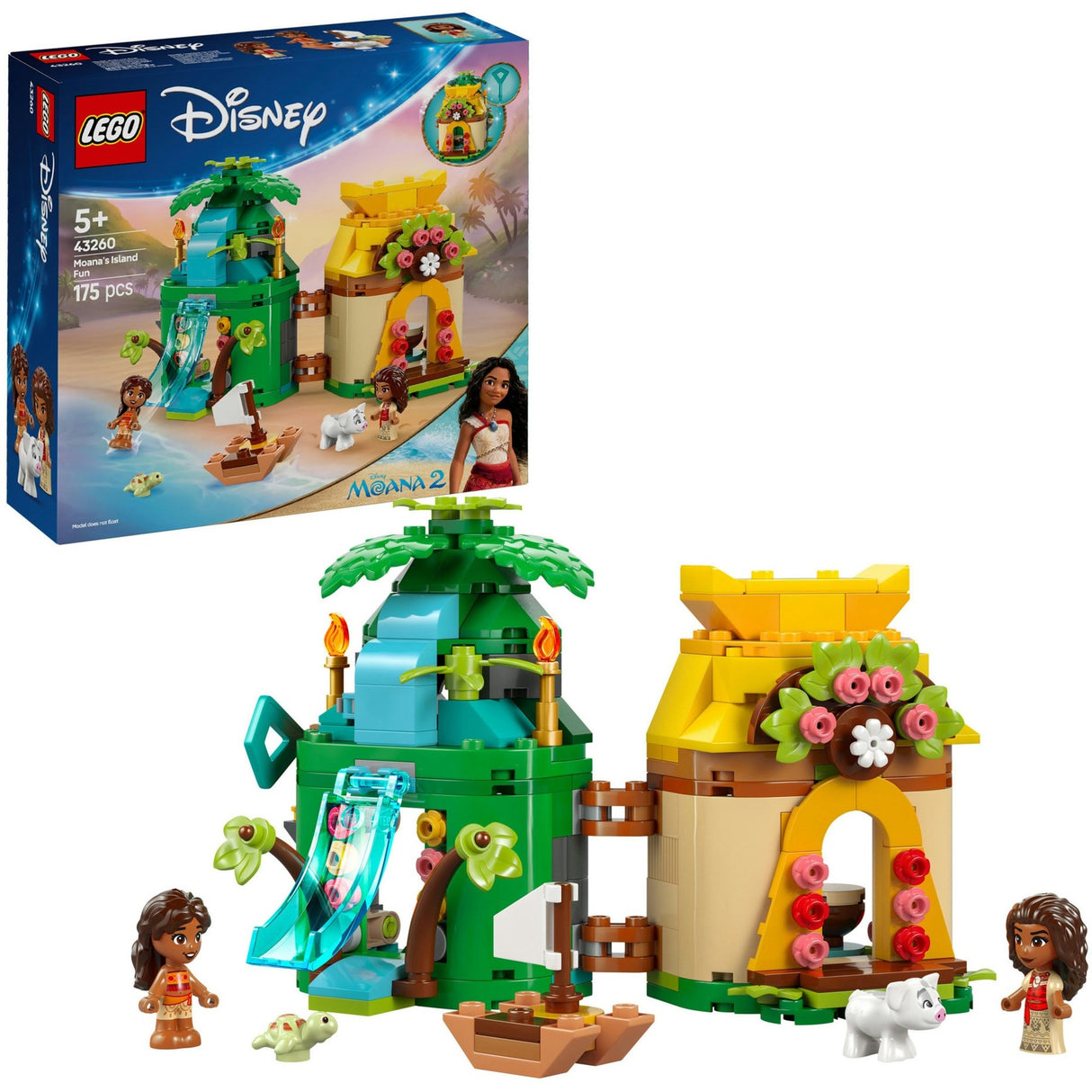 Lego Disney Princess 43260 L'île de jeu de Vaiana