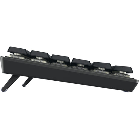 Cherry kw 550 mx lp, clavier (noir, disposition américaine, mx low profile 2.0 ivoire, 96%, led blanche, touches pbt)