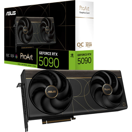 Asus proart geforce rtx 5090 oc grafische kaart (2x displayport, 2x hdmi 2.1, 1x usb-c, dlss 4)