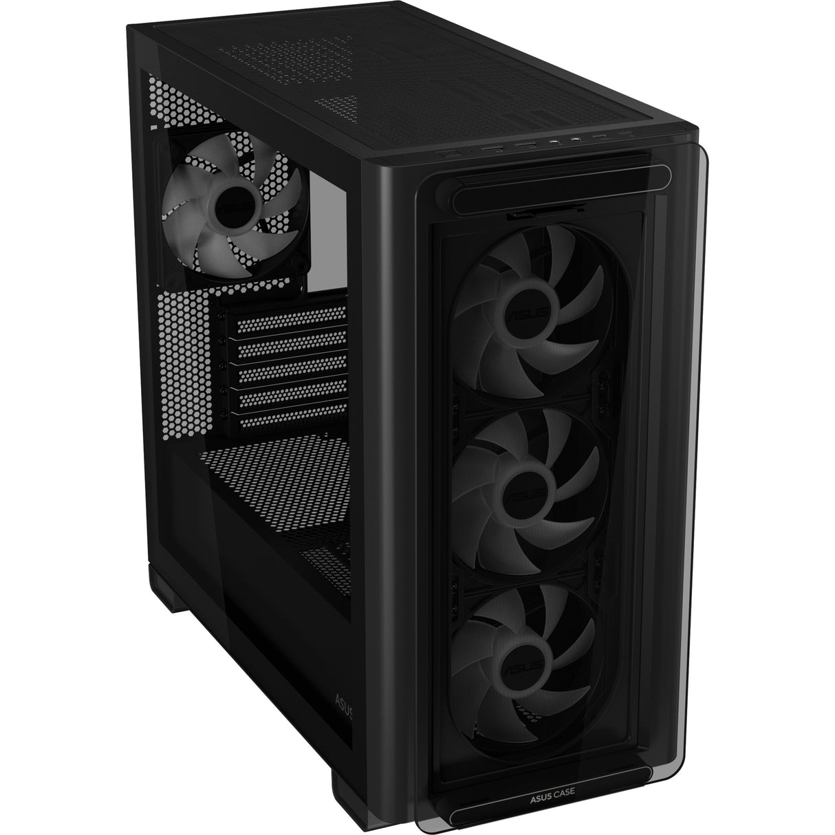 Boîtier mini tour Asus a23 plus (noir | 2x USB-A | 1x USB-C | RVB | verre trempé)