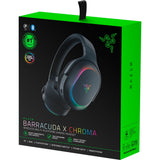 Casque de jeu supra-auriculaire Razer barracuda x chroma (noir, dongle USB, Bluetooth)