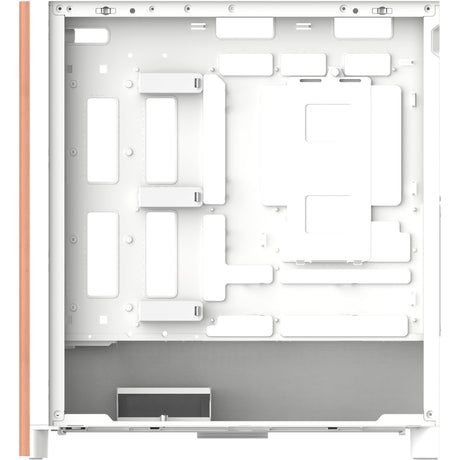 Thermaltake s370 ws snow midi tower behuizing (wit | 2x usb-a | 1x usb-c | tempered glass)