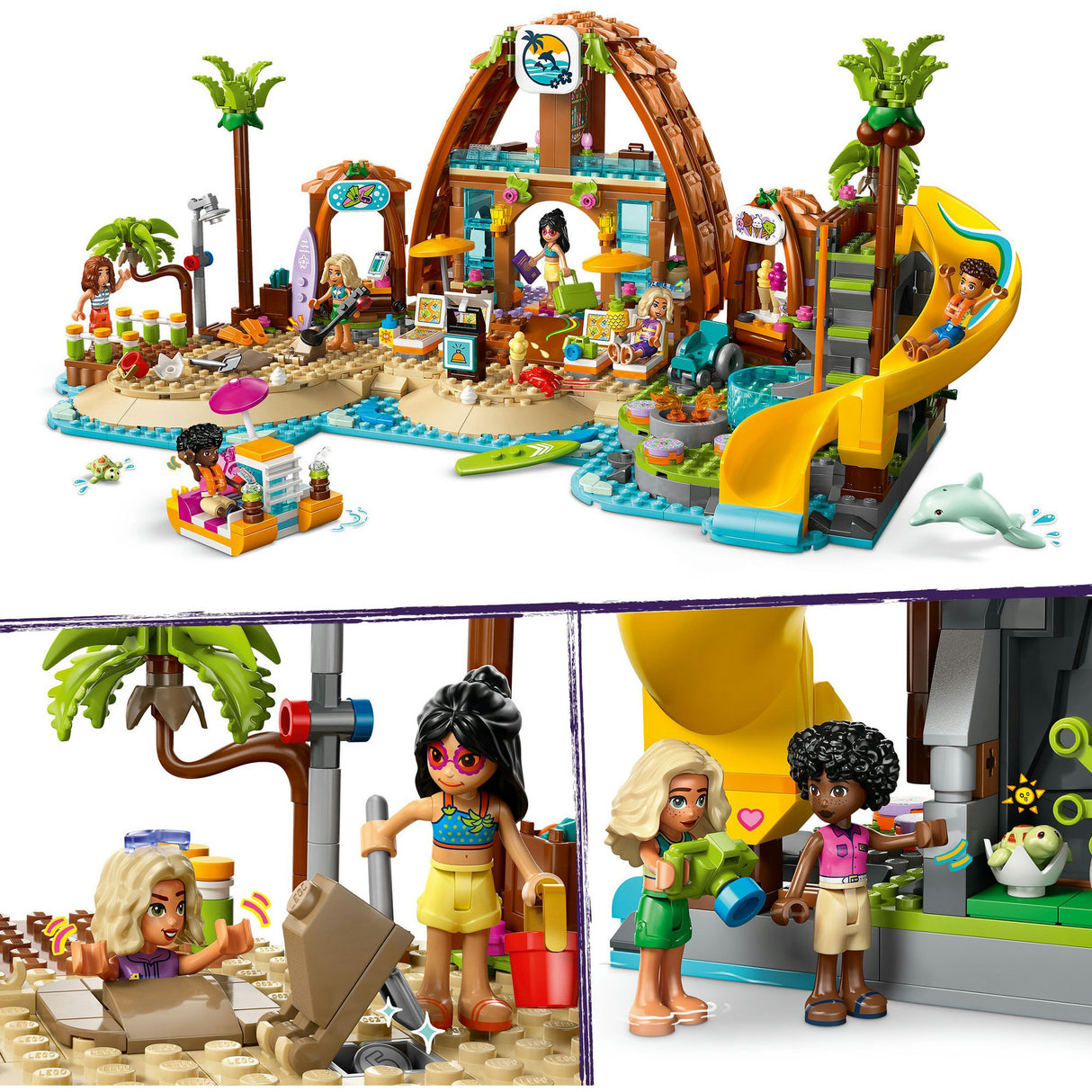 Lego Friends 42673, la station balnéaire de vacances en famille