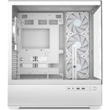 Boîtier tour midi Sharkoon ak6 rgb (blanc | 2x usb-a | 1x usb-c | rgb | verre trempé)