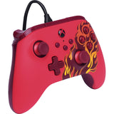 Manette Powera Advantage avec câble pour Xbox Series X|s - Red Fire (rouge, Xbox Series X|s, Xbox One, PC)