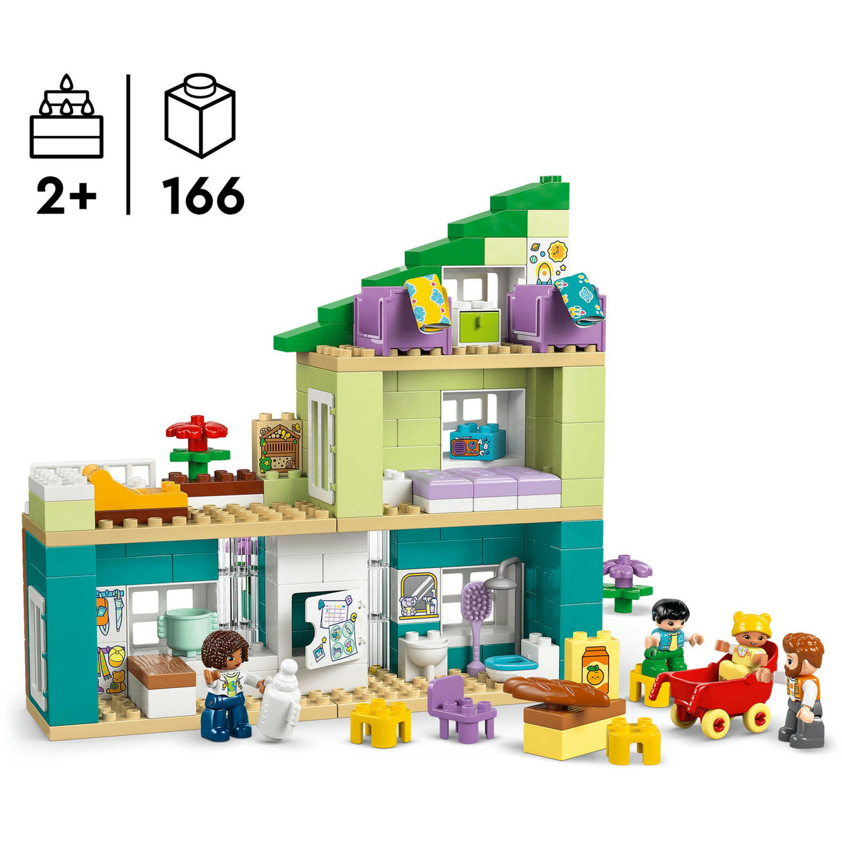 Lego Duplo Town 10470 maison moderne 3en1 avec figurines