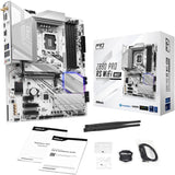 Carte mère Asrock Z890 Pro RS WiFi White Socket 1851 (blanc, RAID, 2,5 Go-LAN, Wi-Fi 6e, BT, Sound, ATX)