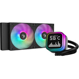 Refroidissement par eau Deepcool LP240 (noir, connecteur de ventilateur PWM 4 broches)