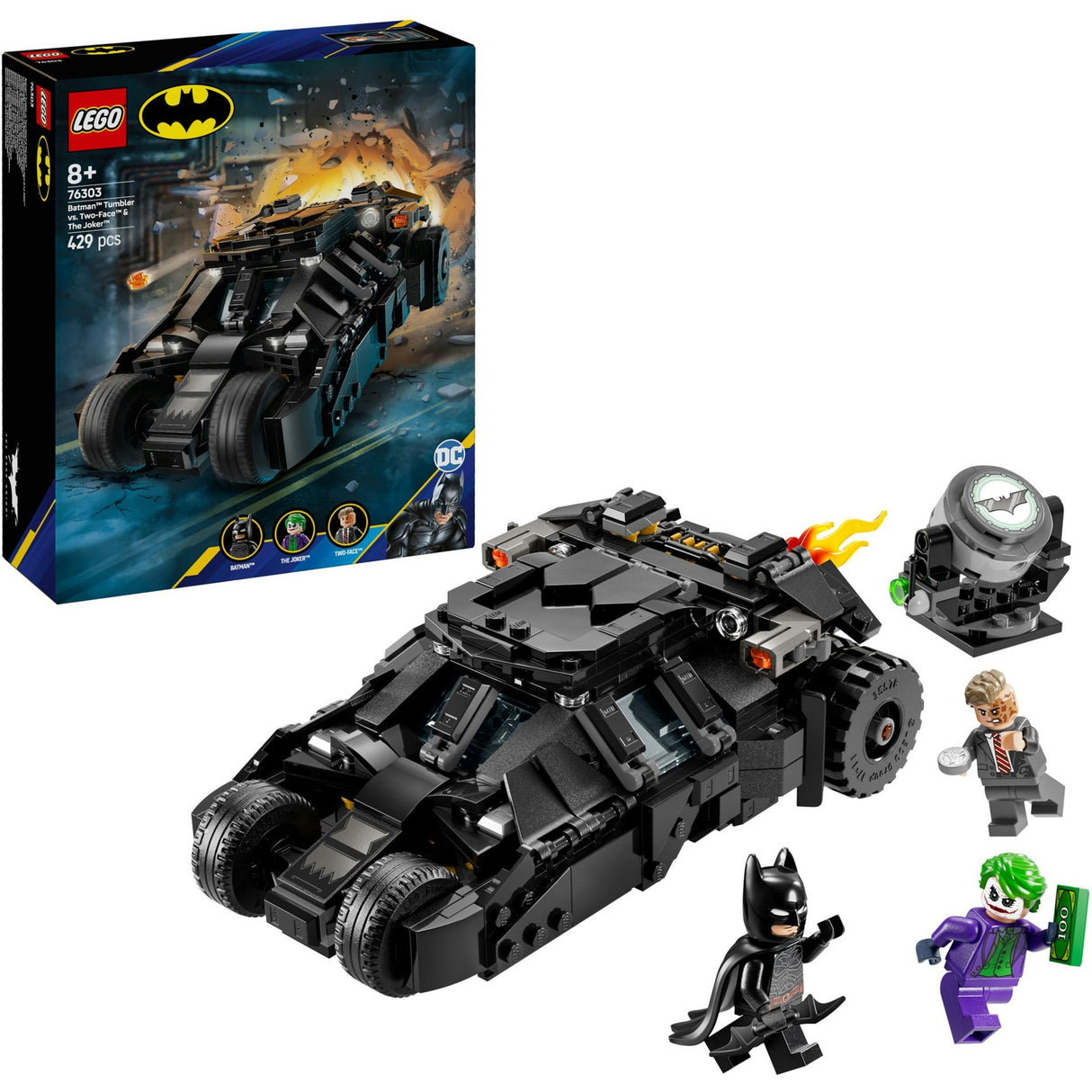 Lego DC 76303 Batman Tumbler contre deux-faces et le joker