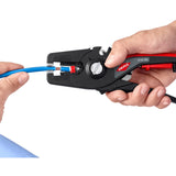 Pince à dénuder automatique Knipex | longueur 195 mm | 0,08-16 (AWG 28-5) mm² | 1 pièce - 12 52 195 - 12 52 195