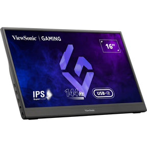 Viewsonic vx1654 moniteur de jeu portable 16 (noir, 1x micro HDMI, USB-C, son, 144 Hz)