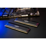 Crucial 64 Go DDR5-6000 (2x 32 Go) RAM double kit (noir, CP2K32G60C40U5B, Pro OC, XMP 3.0, Expo)