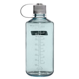 Bouteille d'eau Nalgene à bouche étroite, gourde de 1 litre (bleu clair)