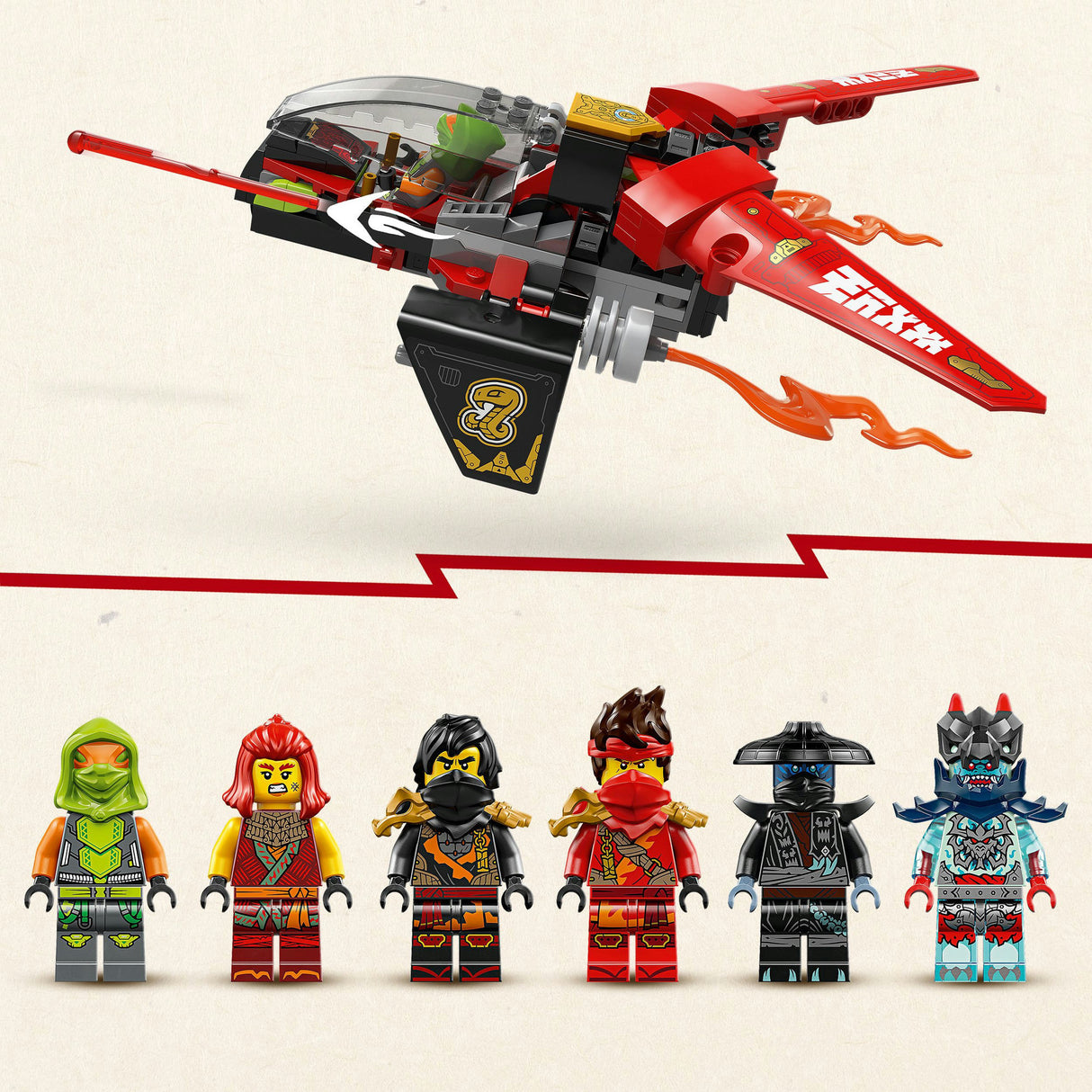 Lego 71844 véhicule de combat ninjago ninja